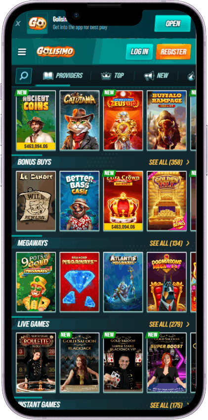 Golisimo Casino Games